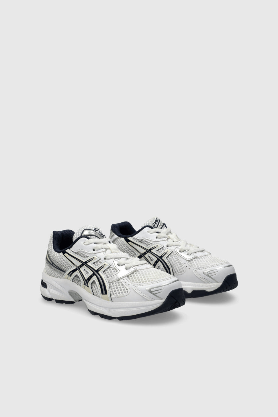 Asics GEL-1130 PS Beyaz-Lacivert Çocuk Sneaker - çapraz görünüm
