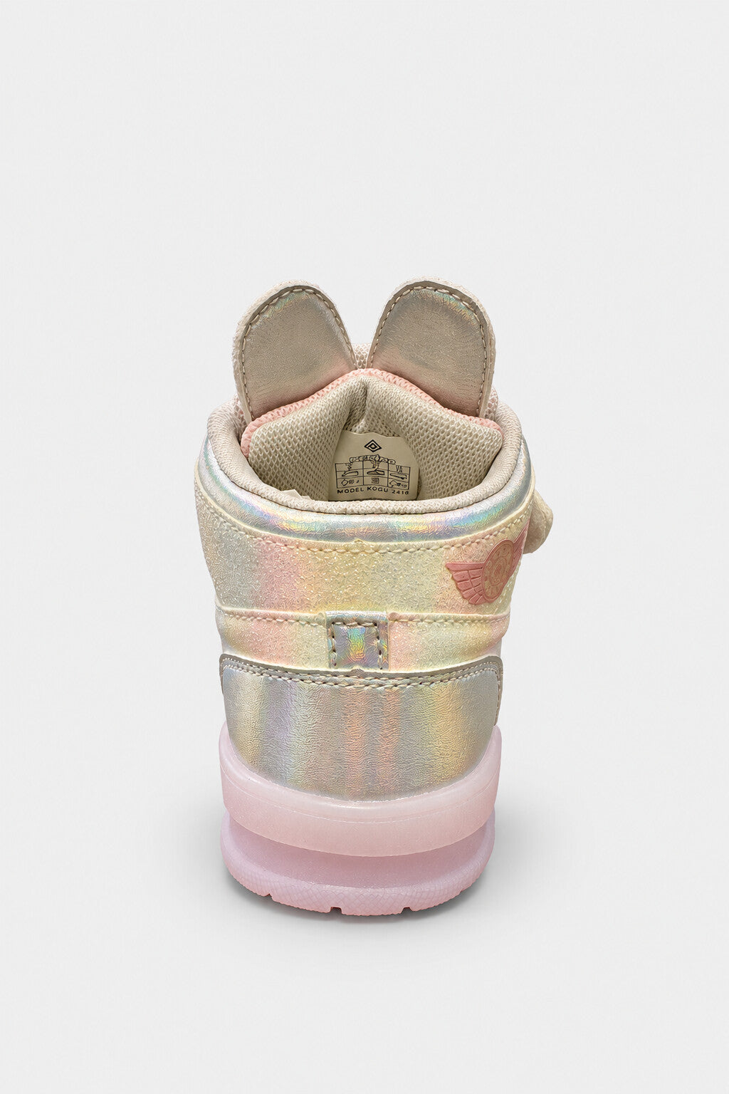 Pepino 2410 Gümüş Işıklı Tavşan Kulaklı Çocuk Sneaker