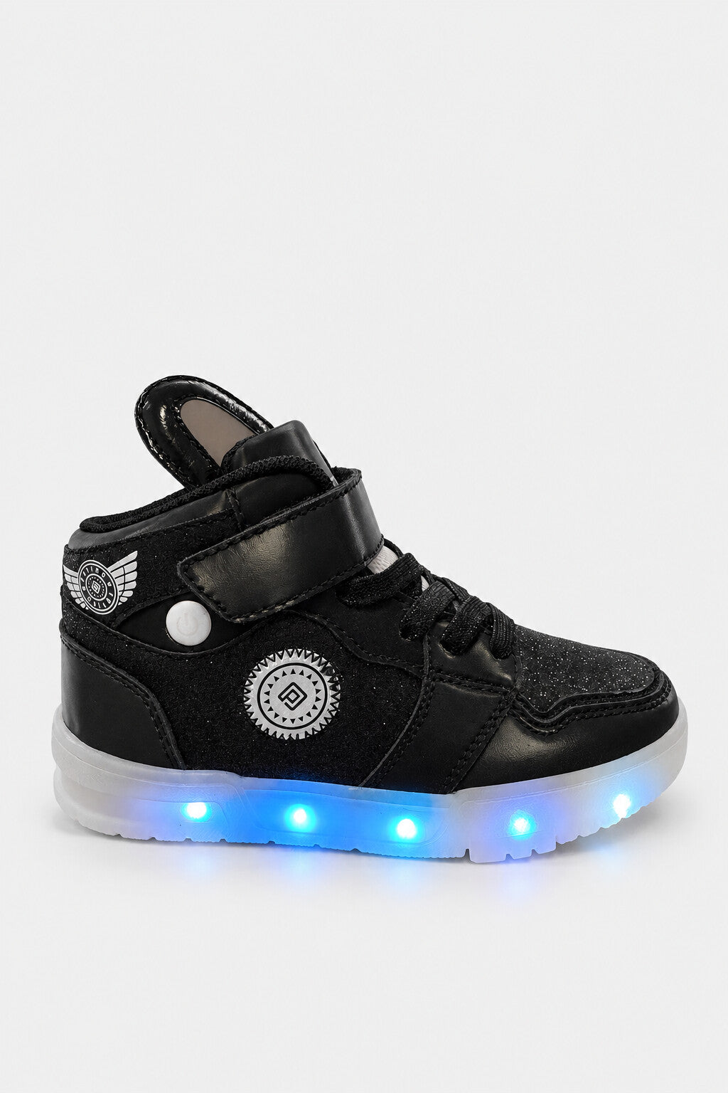 Pepino 2410 Siyah Işıklı Tavşan Kulaklı Çocuk Sneaker
