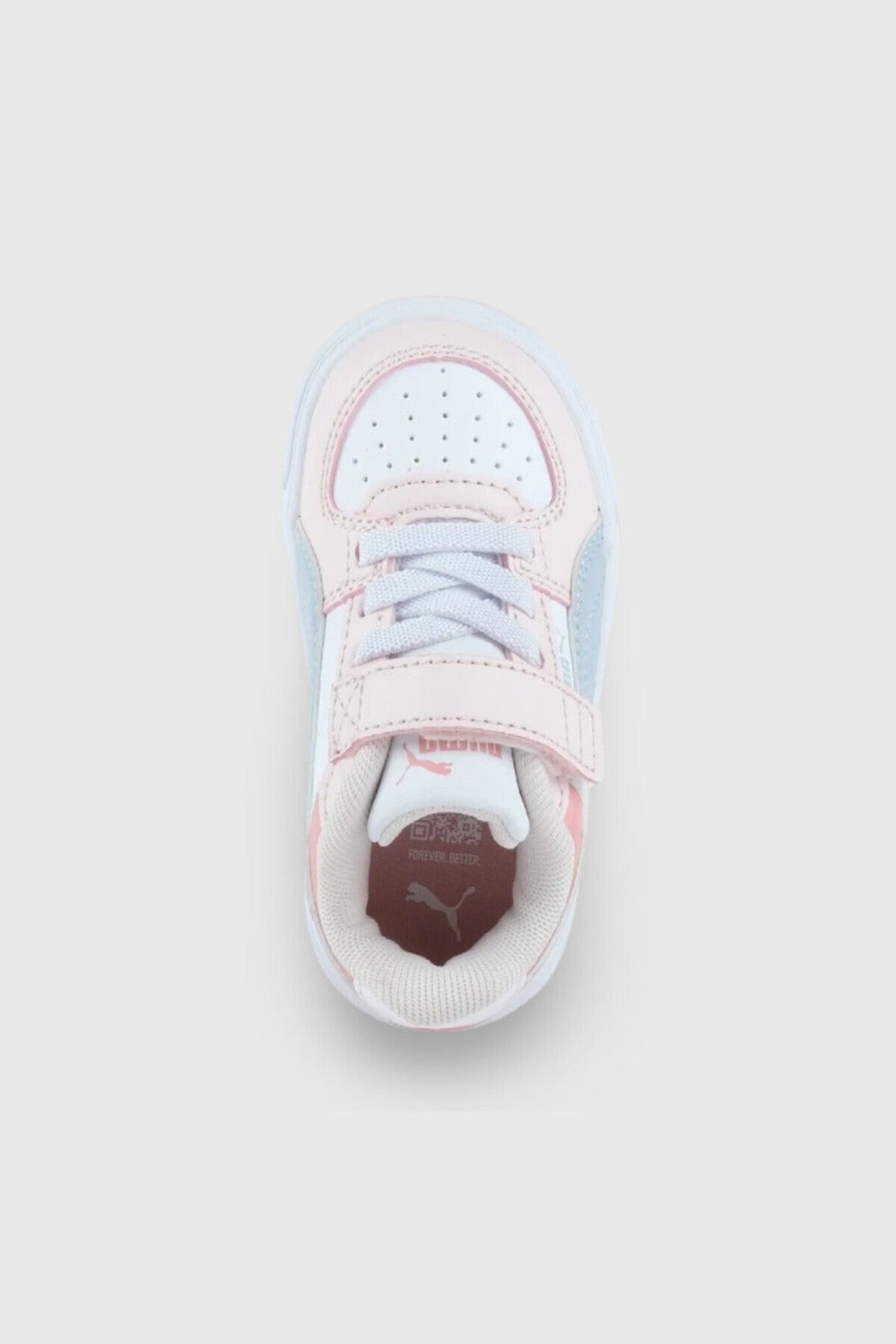 Puma Caven III Block Bebek Beyaz-Pembe-Mavi Bebek Sneaker - üstten görünüm