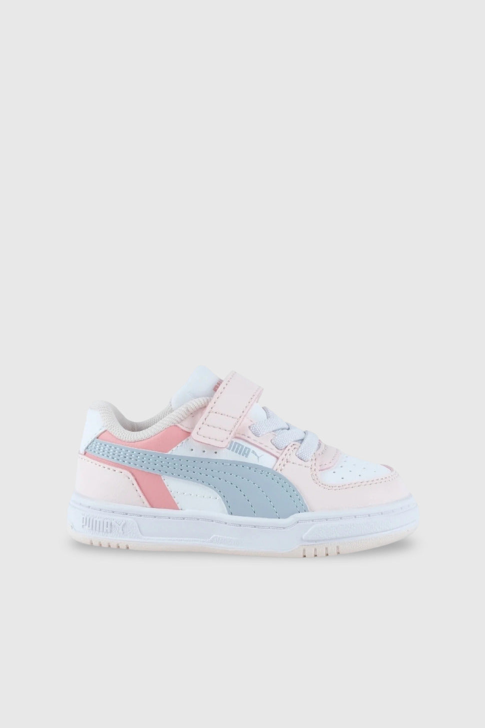 Puma Caven III Block Bebek Beyaz-Pembe-Mavi Bebek Sneaker - yan görünüm