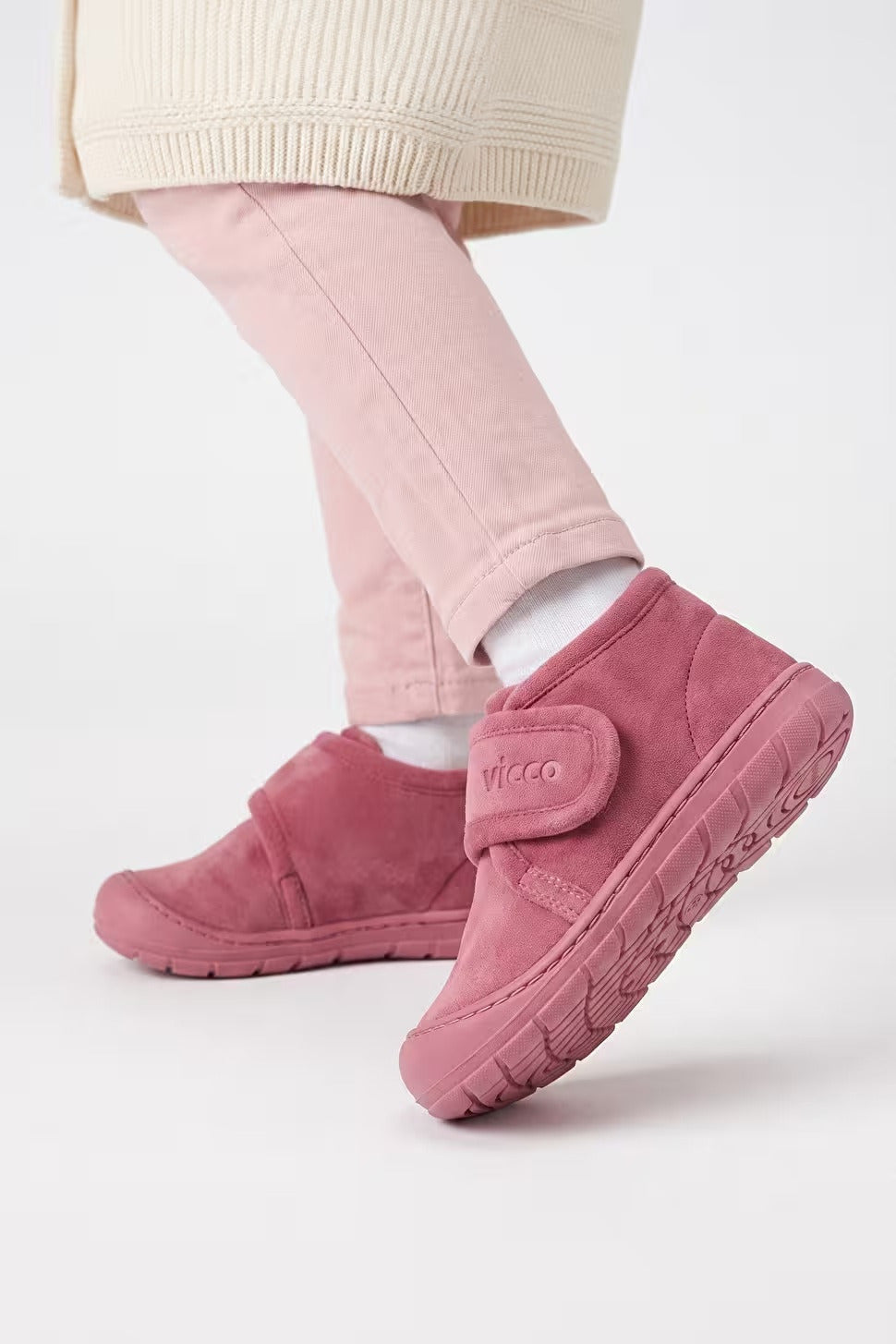 Vicco Color Pembe Çocuk Panduf - giyilmiş görünüm