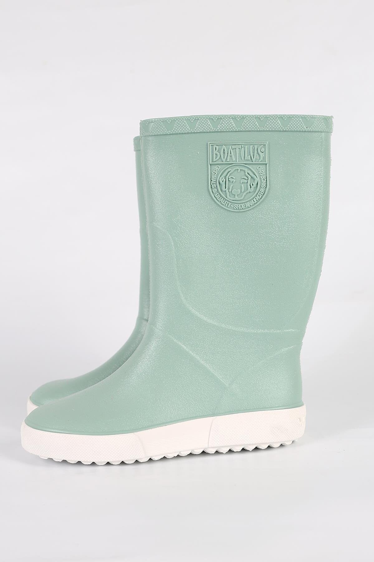 Boatilus Nautic Pastel Yeşil Çocuk Yağmur Çizmesi - çapraz görünüm
