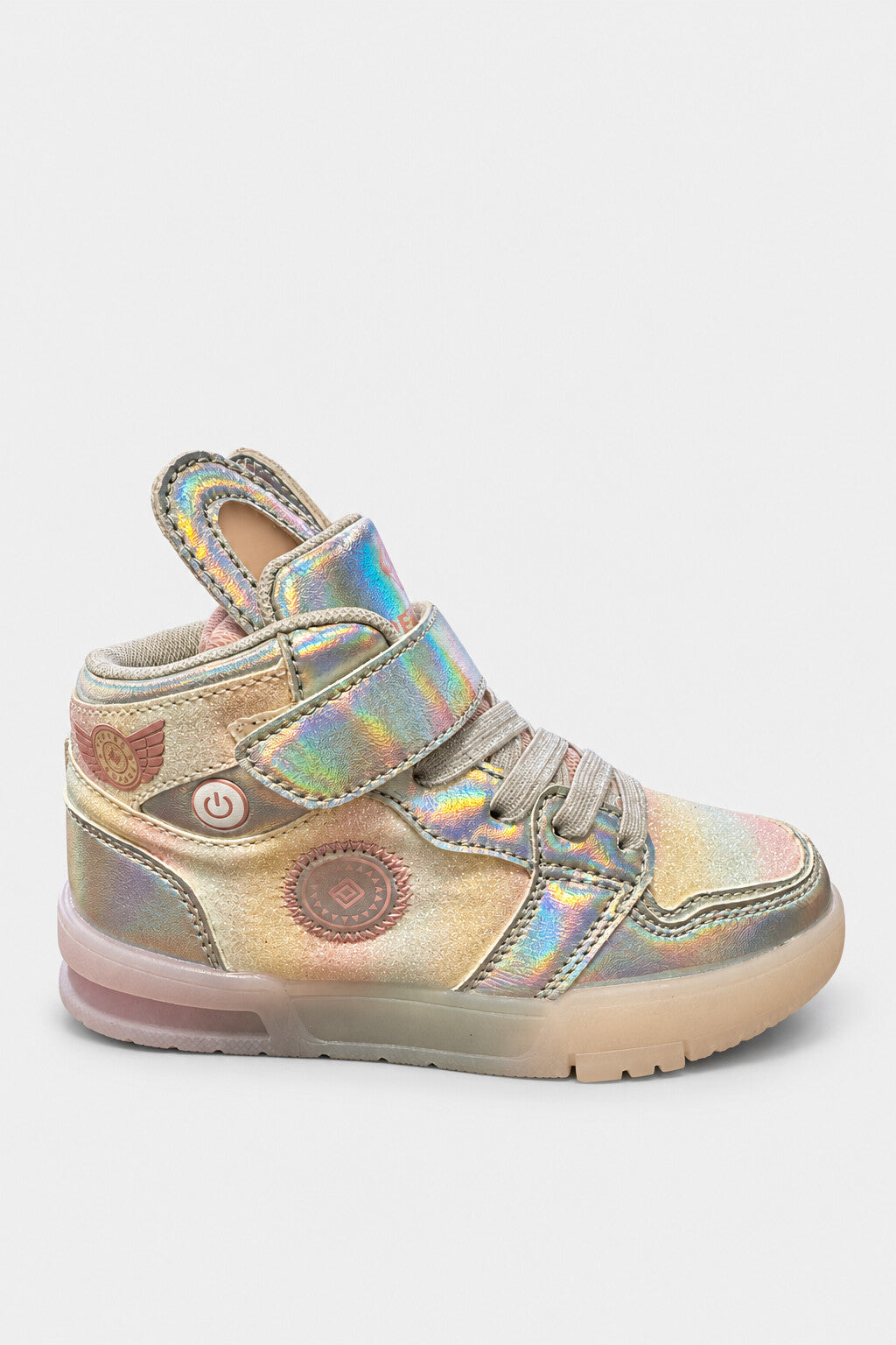 Pepino 2410 Gümüş Işıklı Tavşan Kulaklı Çocuk Sneaker
