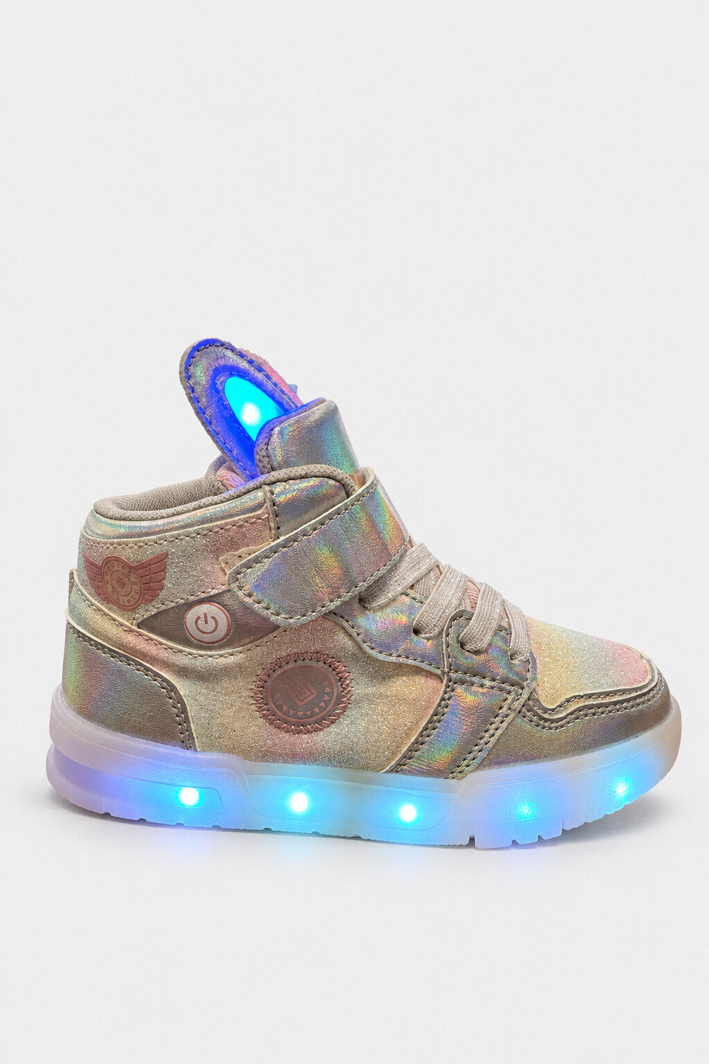 Pepino 2410 Gümüş Işıklı Tavşan Kulaklı Çocuk Sneaker
