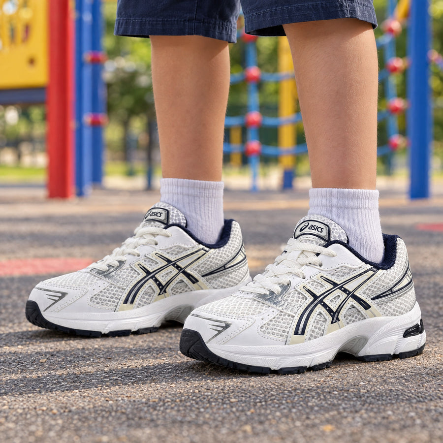 Asics GEL-1130 PS Beyaz-Lacivert Çocuk Sneaker