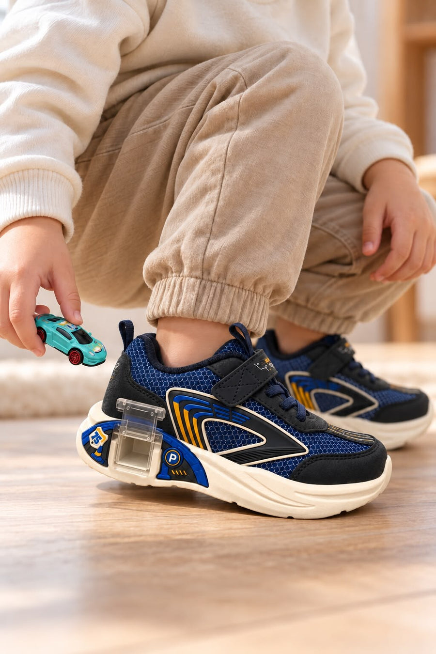 Pepino 2440 Lacivert Garajlı Çocuk Spor Ayakkabı
