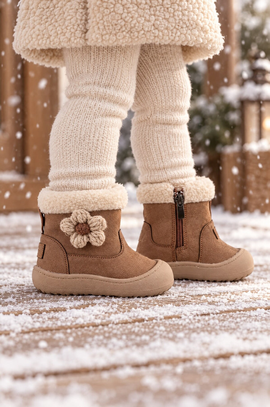 Vicco Winter Taba Kürklü Bebek Bot