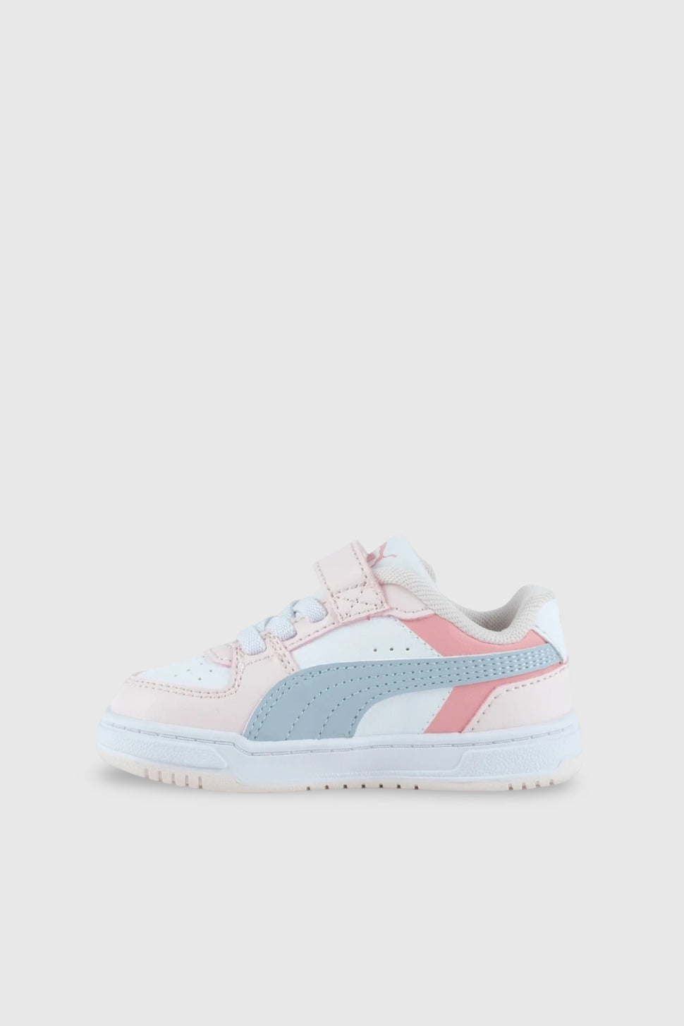 Puma Caven III Block Bebek Beyaz-Pembe-Mavi Bebek Sneaker - diğer yan görünüm