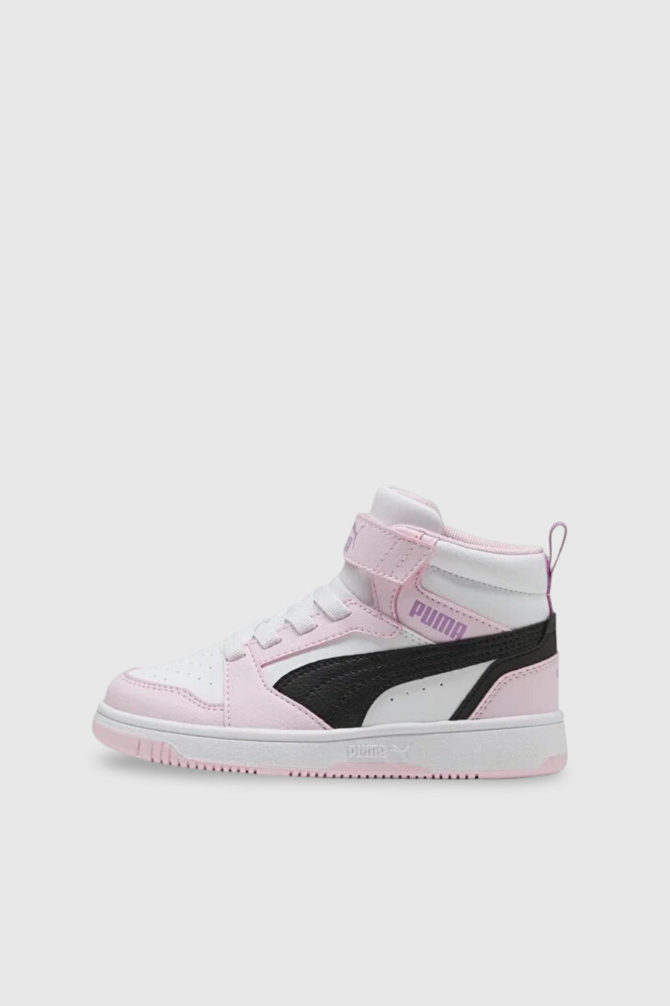 Puma Rebound V6 Mid AC+ PS Pembe-Beyaz Çocuk Sneaker - diğer yan görünüm